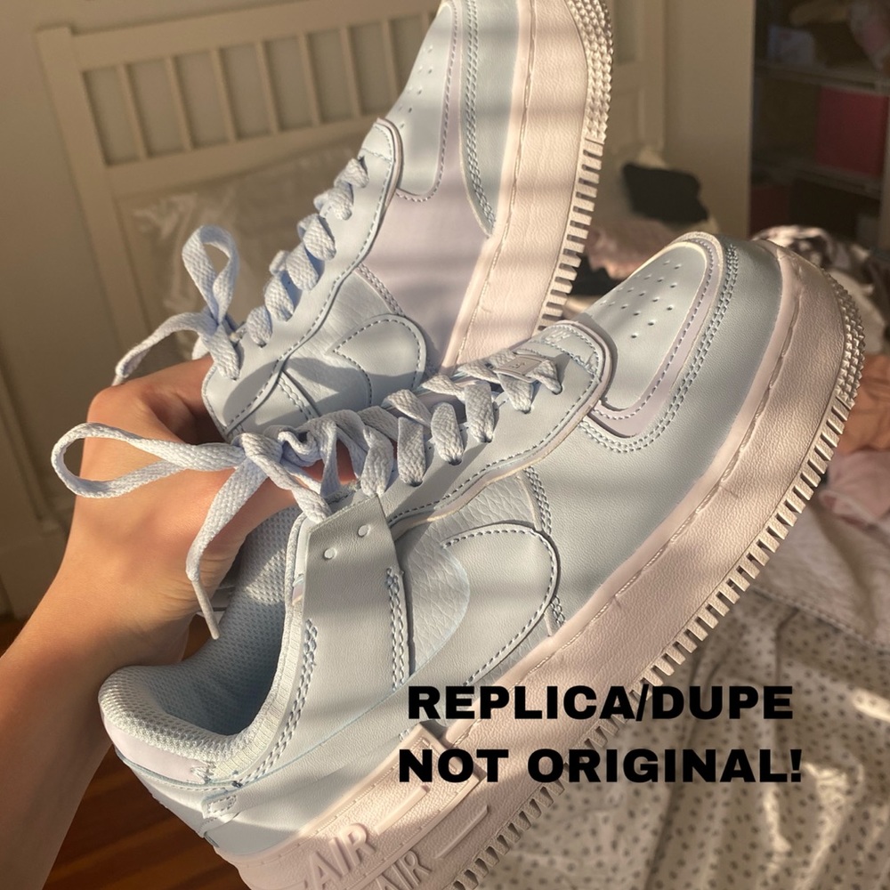 Baby blue Nike Air Force 1